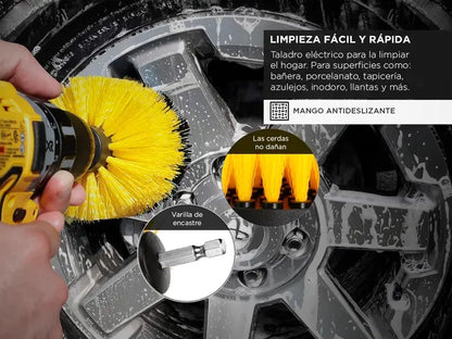 TALADRO CEPILLO DE LIMPIEZA + ENVÍO GRATIS